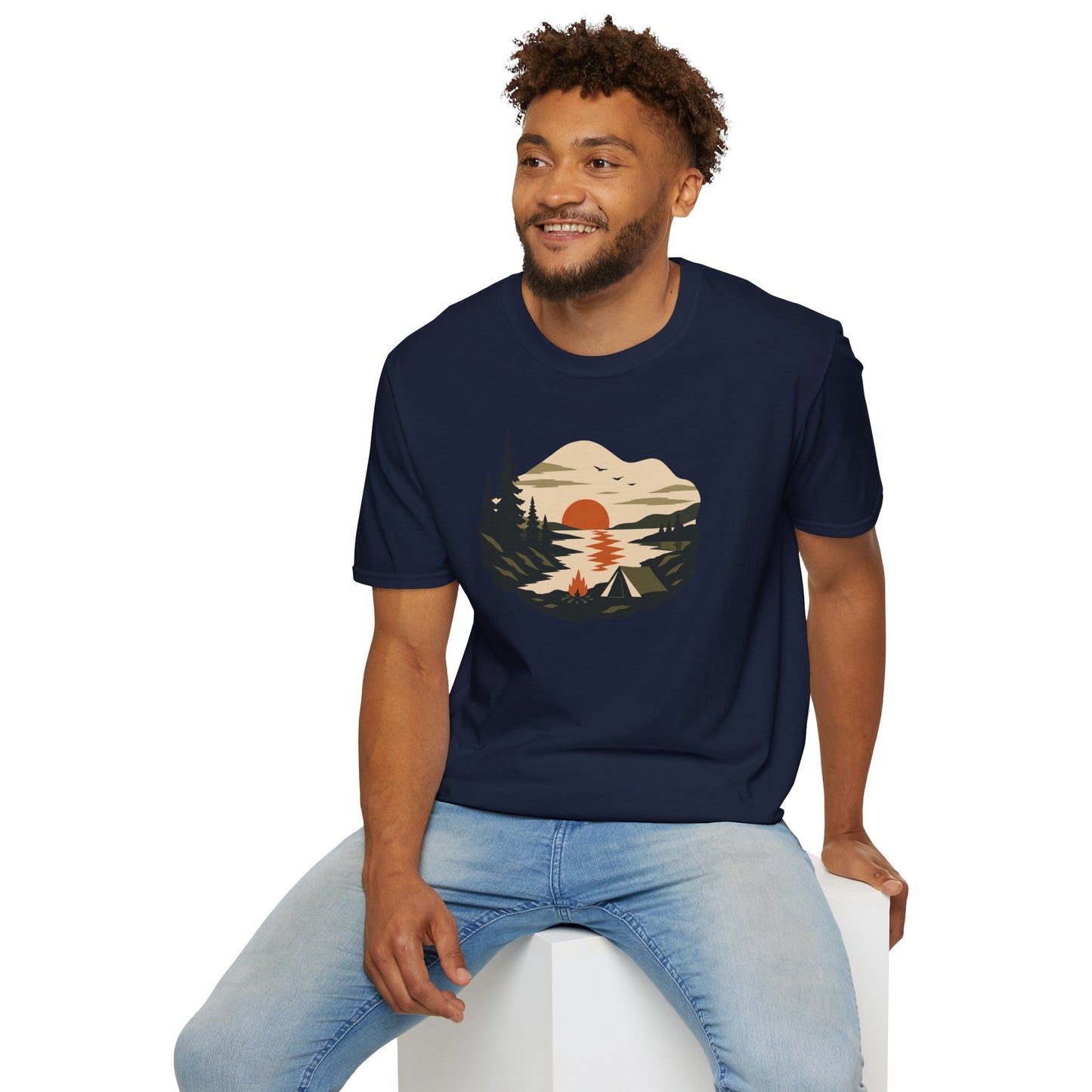 Sunset Lakeside Retreat Unisex T-Shirt