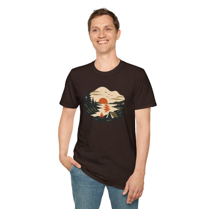 Sunset Lakeside Retreat Unisex T-Shirt