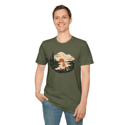 Sunset Lakeside Retreat Unisex T-Shirt