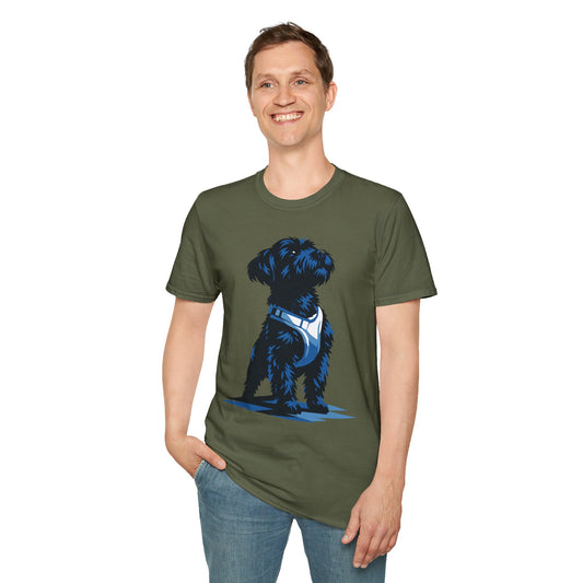 Midnight Blue Urban Explorer Dog Unisex T-Shirt