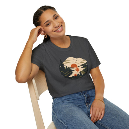 Sunset Lakeside Retreat Unisex T-Shirt