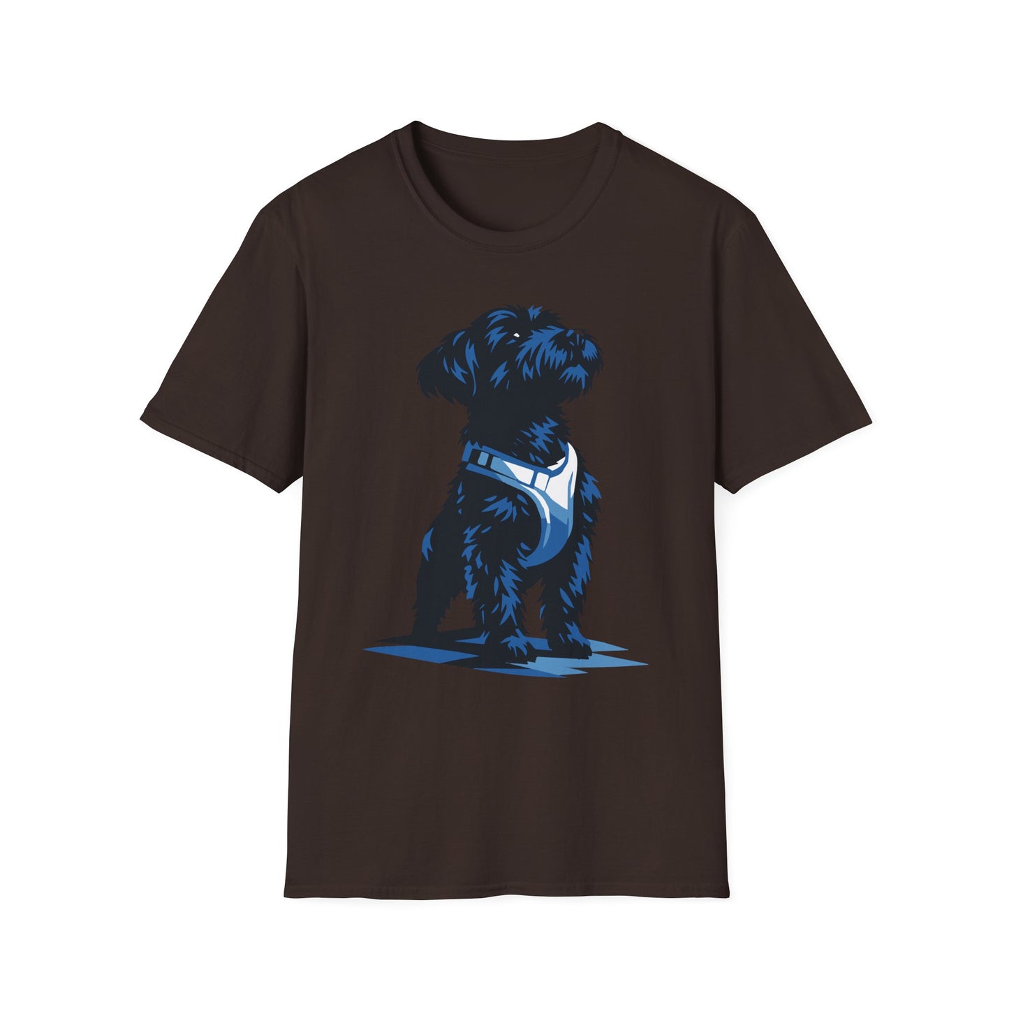 Midnight Blue Urban Explorer Dog Unisex T-Shirt