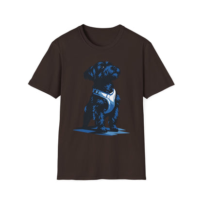Midnight Blue Urban Explorer Dog Unisex T-Shirt
