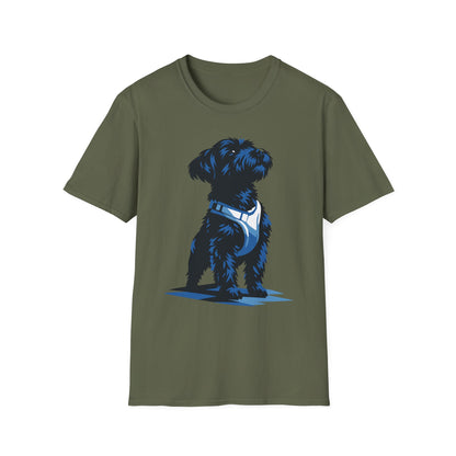 Midnight Blue Urban Explorer Dog Unisex T-Shirt
