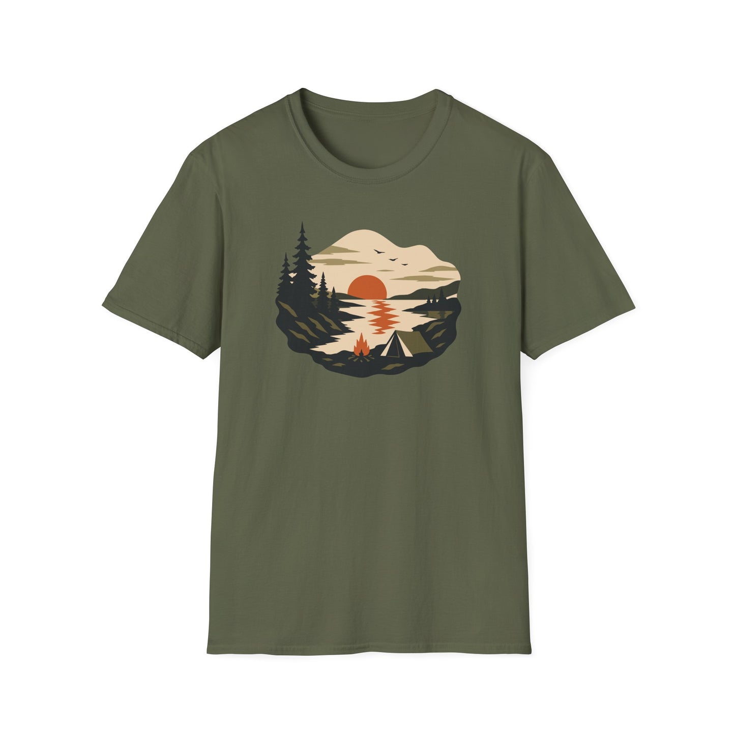 Sunset Lakeside Retreat Unisex T-Shirt