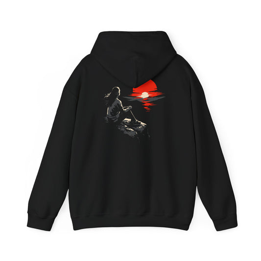 Serene Solitude Sunset Unisex Hoodie