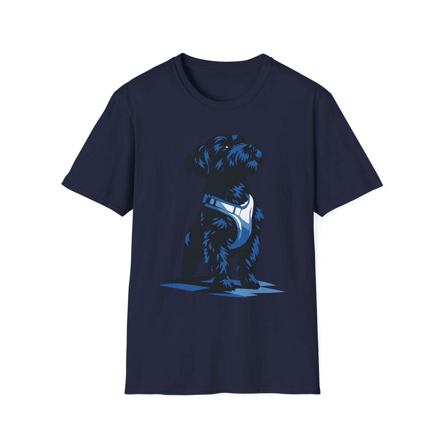 Midnight Blue Urban Explorer Dog Unisex T-Shirt