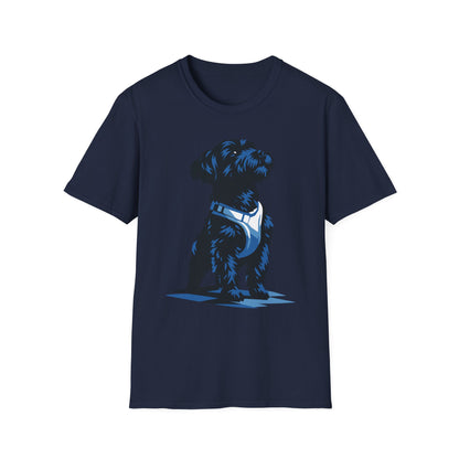 Midnight Blue Urban Explorer Dog Unisex T-Shirt