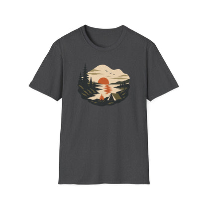 Sunset Lakeside Retreat Unisex T-Shirt