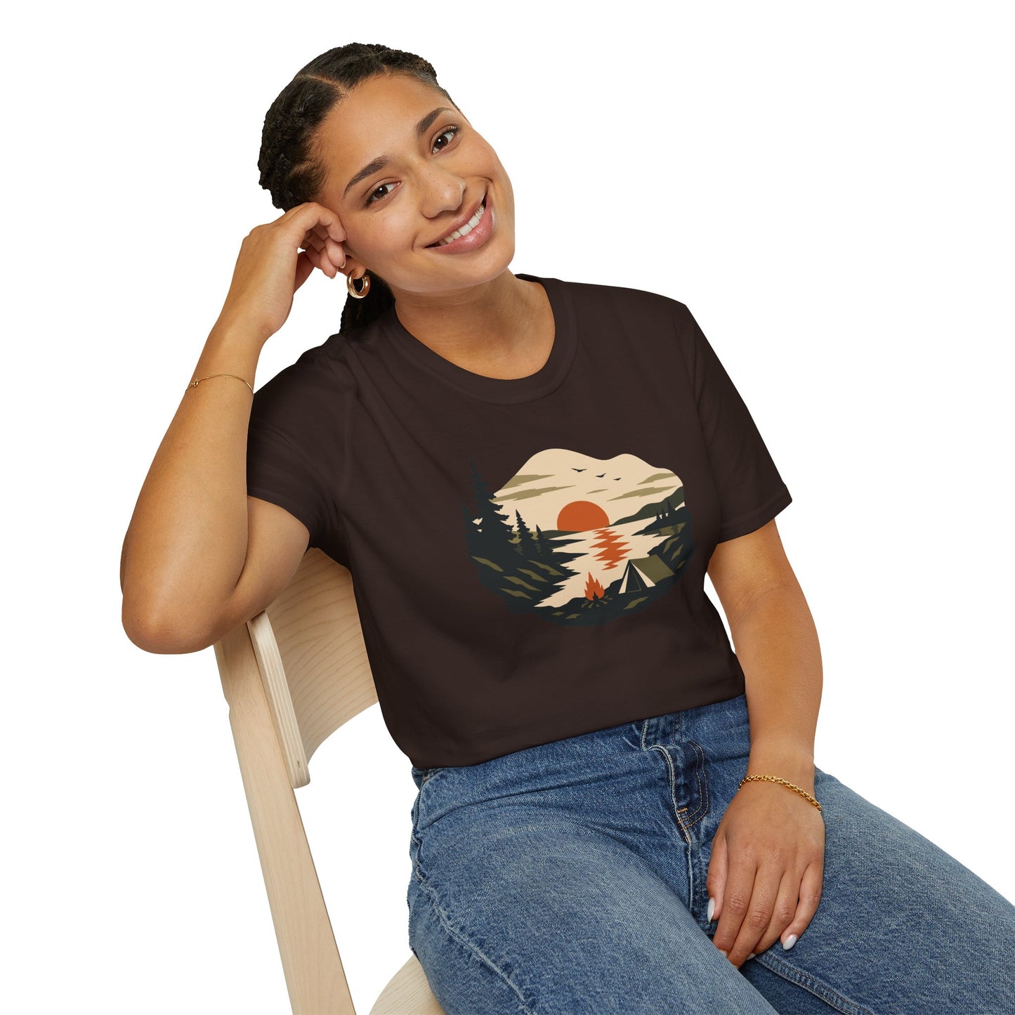 Sunset Lakeside Retreat Unisex T-Shirt