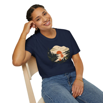 Sunset Lakeside Retreat Unisex T-Shirt