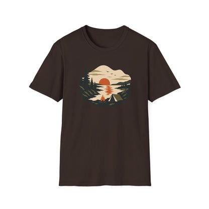 Sunset Lakeside Retreat Unisex T-Shirt