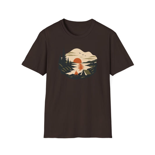 Sunset Lakeside Retreat Unisex T-Shirt