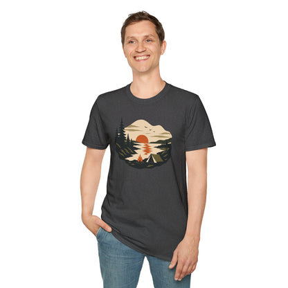 Sunset Lakeside Retreat Unisex T-Shirt
