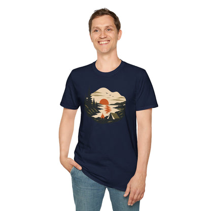 Sunset Lakeside Retreat Unisex T-Shirt