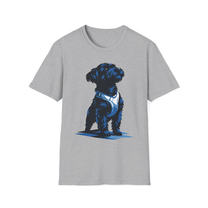 Midnight Blue Urban Explorer Dog Unisex T-Shirt