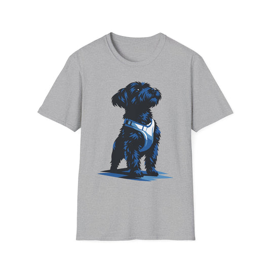 Midnight Blue Urban Explorer Dog Unisex T-Shirt